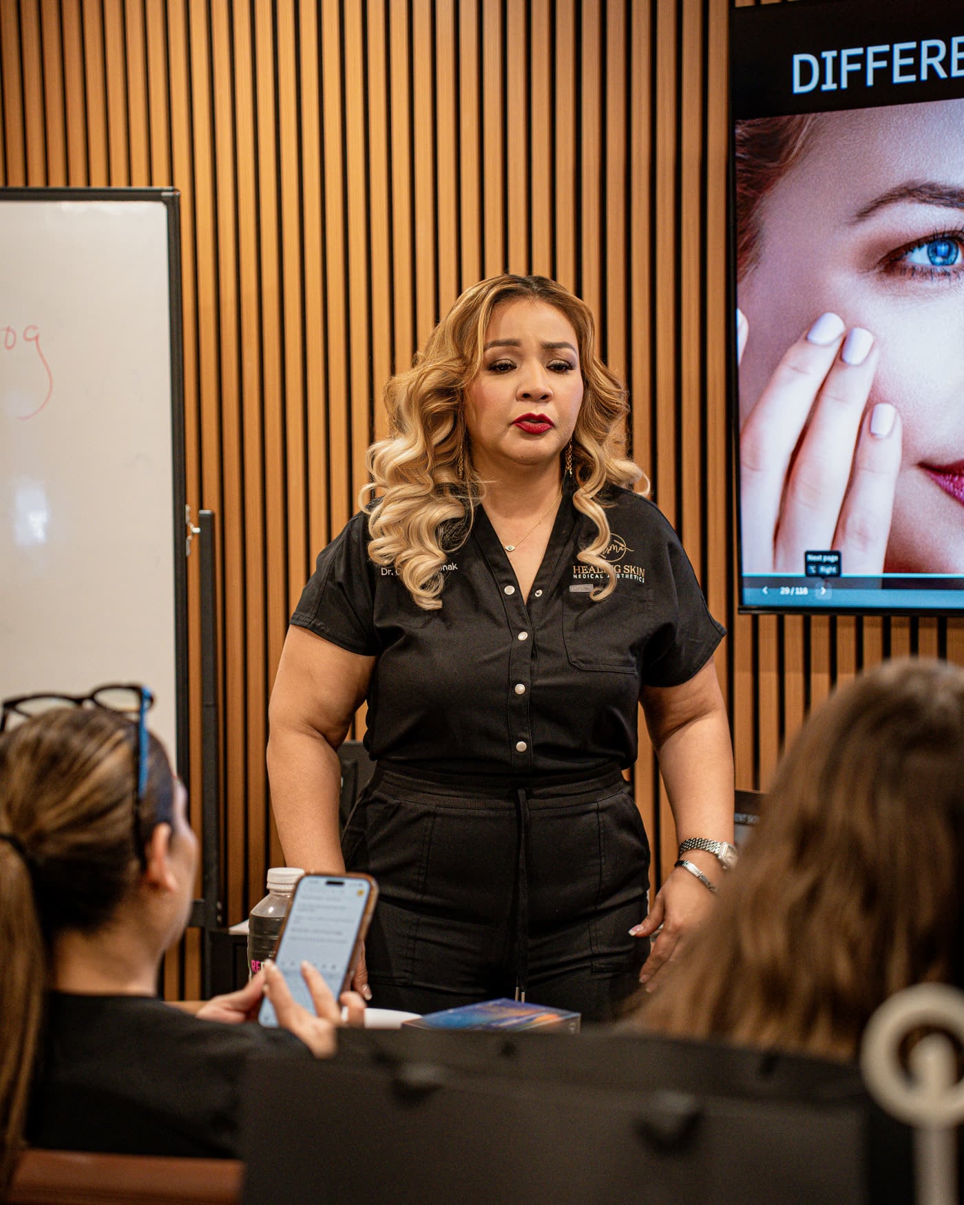 Classroom lecture at Dr. Rusnak Academy